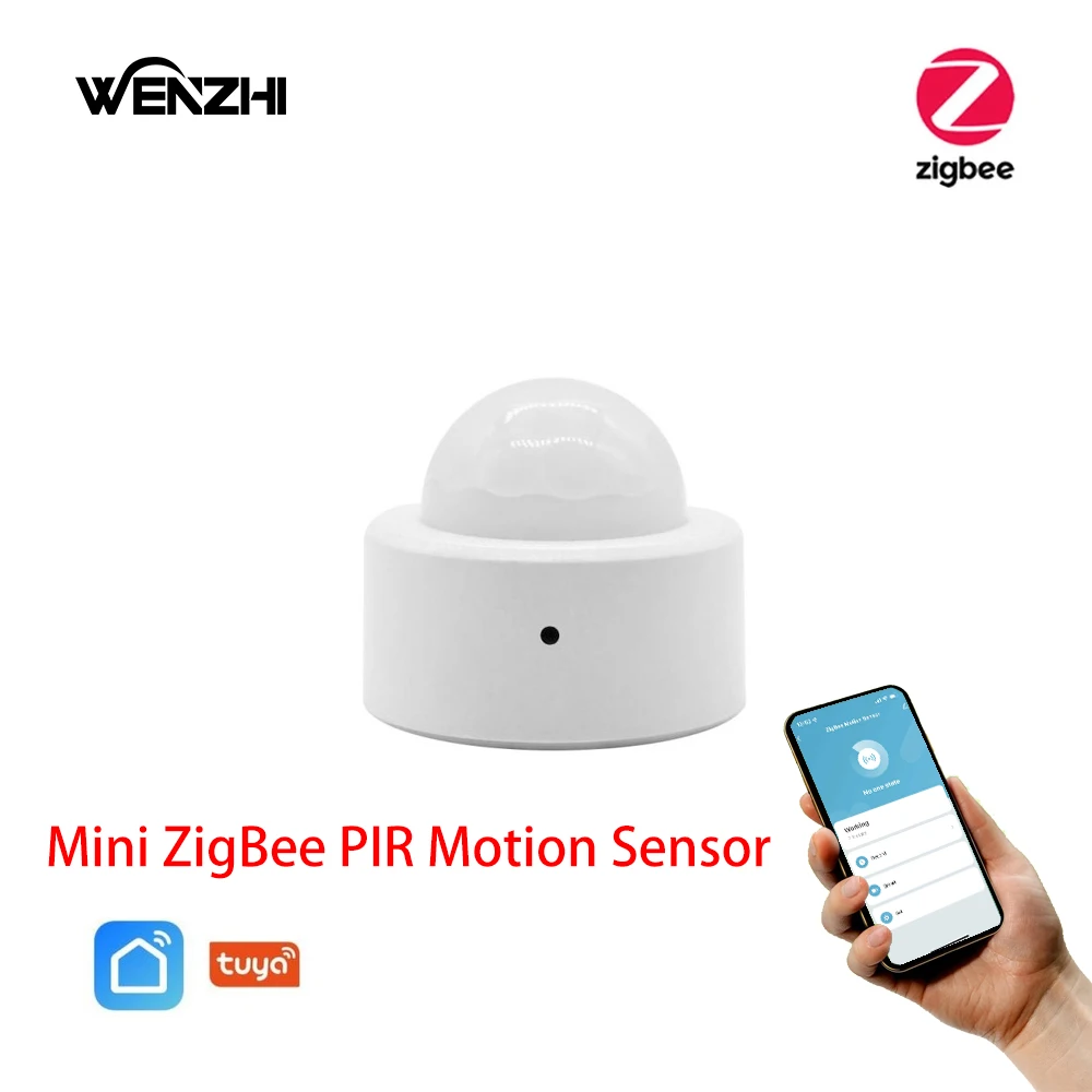 ZigBee 모션 센서 PIR 자동화 인체 적외선 감지기, 무선 보안 미니 투야 스마트 라이프 홈 알렉사 호환