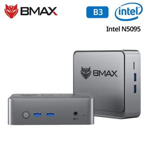 BMAX B3 미니 PC, 윈도우 11 프로, 인텔 N5095, 8GB RAM, DDR4, 256GB SSD, 인텔 11 세대 UHD 그래픽, 1000Mbps 이더넷