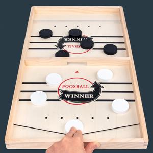 Foosball Winner Games 테이블 하키 게임 투석기 체스 부모와 자식 간 상호작용 장난감 빠르게 던지는 퍽 보드게임 아동용 장난감