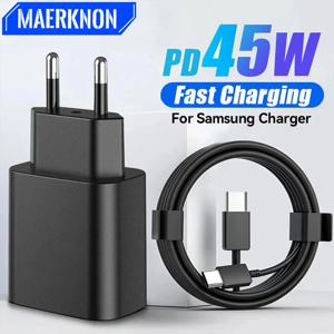 PD 45W USB C 충전기 초고속 충전기 3.28ft 유형 C 케이블 삼성 Galaxy S23 S22 Ultra Note 10 전화 충전기 용 빠른 충전