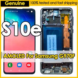 삼성 갤럭시 S10e 용 OEM AMOLED, G970FU, G970F, G970U, 디스플레이 LCD, 커브드 스크린, 디지타이저 어셈블리 교체 수리