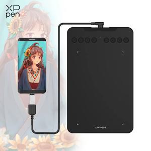 XPPen 디지털 드로잉 그래픽 태블릿, 7x4.3 인치, Deco Mini7, 8 익스프레스 키 지원, 60 틸트, 안드로이드, 맥, 윈도우, 크롬