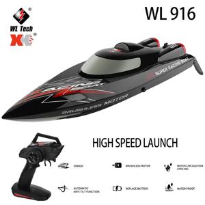 WLtoys WL912-A RC 보트, 남아용 리모컨 스피드 보트 장난감, 브러시리스 고속 레이싱 보트, WL916, 2.4Ghz, 55 km/h, 2200mAh