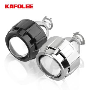 KAFOLEE 미니 Bi Xenon HID 프로젝터 헤드라이트 렌즈 개조, 자동차 헤드 램프 게이팅 건 슈라우드, H4 H7 H11 9005 H8, 1x2.5 인치