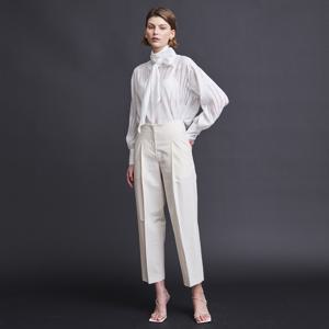 M PINTUCK SUMMER SLACKS_WHITE