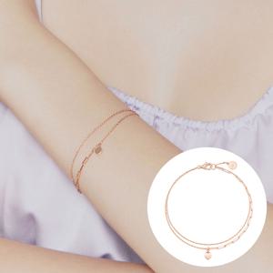 LALA J 하트 클립 팔찌 JJLJB03BS320SR7S0