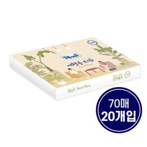 잘풀리는집 여행용 미용티슈 70매 x 20입