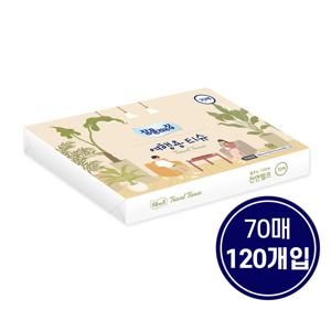 잘풀리는집 여행용 미용티슈 70매 x 120입