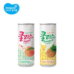 쿨피스 복숭아/파인애플 230ml 30캔