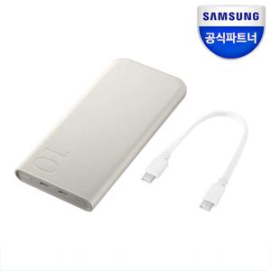 [삼성전자] 공식판매처 25W PD 초고속 10,000mAh 듀얼 보조 배터리 EB-P3400