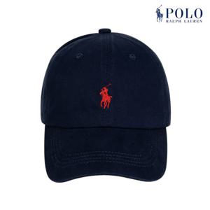 [POLO RALPH LAUREN]  코튼 치노 베이스볼 캡 네이비