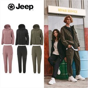 [최초가 109,000원] JEEP 여성 23FW 소프트 웜 우븐 셋업 2종 자켓+팬츠