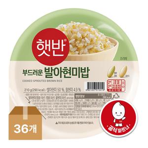 햇반 발아현미밥 210G 1box