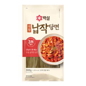 백설 대왕 납작당면 300G 6개