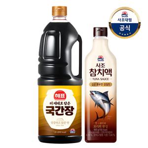 더제대로담은 국간장 1.8L 1개 + 참치액900g 1개