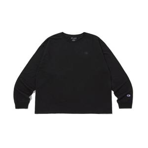 [챔피온] [[23FW]] CKTS3F204BK [US][친환경] 5.5oz Classic Jersey C로고 긴팔 티셔츠 (BLACK)