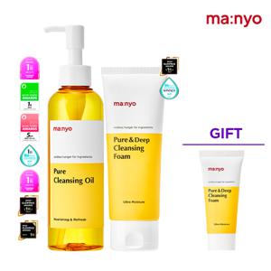 퓨어 클렌징 오일&폼 SET [+폼20ml] (오일200ml+폼100ml)