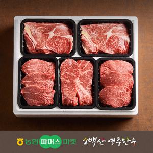 농협영주한우정성드림 실속 구이세트1호 2.5kg