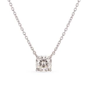 14k 쿠션컷 랩 다이아몬드 1캐럿 목걸이(약 1.1CT)