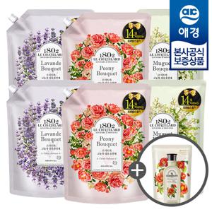 [애경]르샤트라 섬유유연제 리필 1.6L x6개 + 섬유유연제200ml