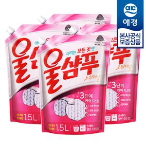 [애경]울샴푸 오리지널 리필 1.5L x4개