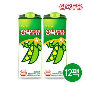 [삼육두유] 고소한 두유A 950ml 12팩