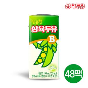 삼육 달콤한 두유B 190ml 48팩