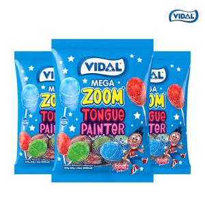 [VIDAL] 비달 메가줌 페인터캔디 100g x 3봉 (2세트 구매시 담라캔디1봉)