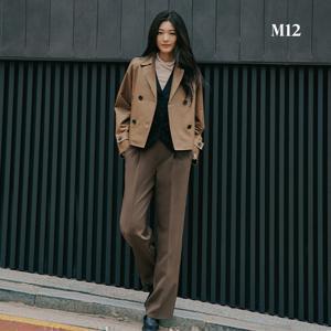 [온플] M12 24FW 여성 링클프리 세미와이드 팬츠 4종