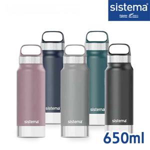 탑핸들 스텐 이중 보냉 물병 650ml  5color