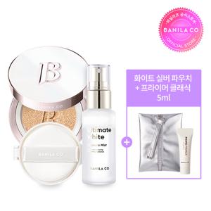 얼티밋 모이스처 화이트 쿠션 (본품+리필) + 화이트 엠플 미스트 50ml