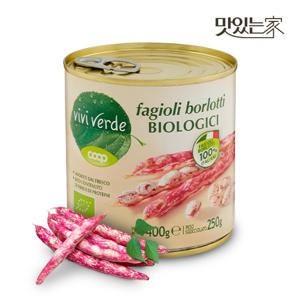 COOP 비비베르데 이탈리아 유기농 볼로티콩(흰강낭콩) 400g 무첨가물 Non GMO