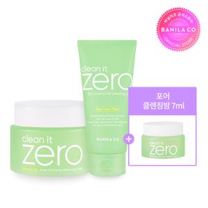 클린잇제로 티트리 포어 필링 젤 120ml + 포어 클렌징밤 100ml