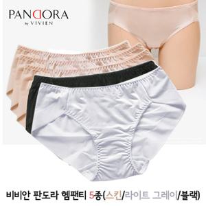 [무료배송]비비안 판도라 노라인 여성 헴팬티 5종 90~105