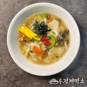 [우정제면소] 맑은해물맛 수제비 6인분세트 생수제비1kg+스프6봉