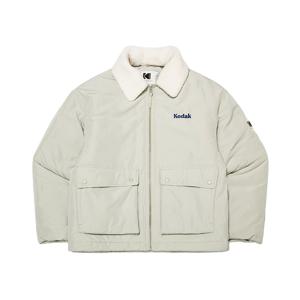 에센셜 플리스 카라형 패딩 자켓 BEIGE K3423EPJC5BEI