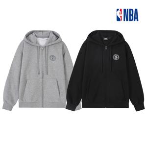 NBA 남녀공용 베이직 스몰로고 레귤러핏 간절기 후드집업 41TTJ951