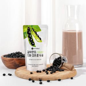 두유99% 진짜 검은콩 두유 180ml 20팩, 40팩 갈아만든 검정콩 두유