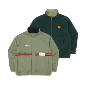 코다컬러 리버시블 플리스 자켓 KHAKI K2323LJK91KHK