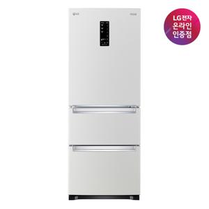 [공식인증점] LG 디오스 김치톡톡 스탠드형 김치냉장고 K338W141 [327L]