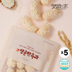 김규흔 한과 달콤한 조청 유과 120g X 5봉지