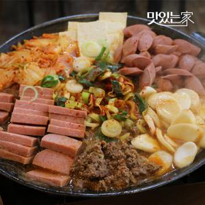 맛있는家 정순옥 부대찌개 의정부 부대찌개 2인분 라면사리포함