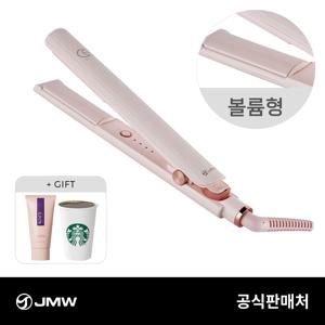 [쿠폰가 71,000원] 오브제 프리미엄 핑크 WS5002RB 전문가용 무빙쿠션 라운드 볼륨 고데기 프리볼트 열판잠금기능+컬크림