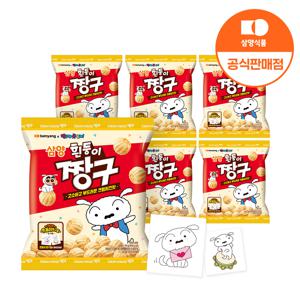 [삼양식품] 흰둥이 짱구 70g x 6입 (띠부씰)