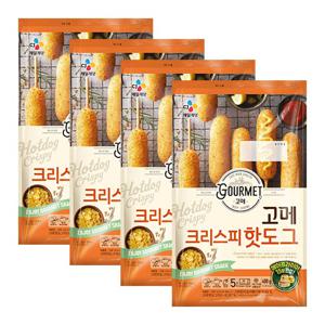 CJ 고메핫도그 크리스피 400G[5입]x4개[총20개]