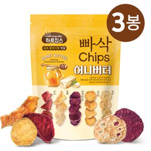 [하루견과] 빠삭칩 허니버터맛 200g x3봉