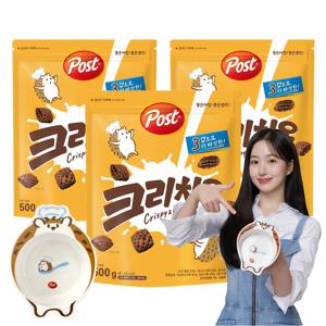 포스트 크리치오 시리얼 500g x3+시리얼볼