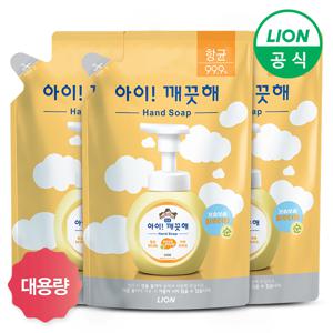 아이깨끗해 핸드워시 대용량 리필 450ml x 3개