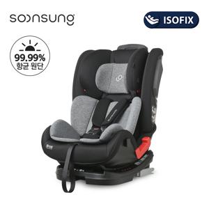 브릭 토들러 주니어 카시트(ISOFIX) 블랙 / 선쉐이드+컵홀더