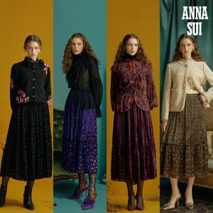 17.[최초가 99000원] ANNA SUI 벨벳 번아웃 스커트 1종